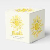 赤ん来坊のシャワーこ感謝していここ フェイバーボックス (正面サイド)