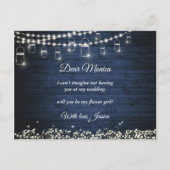 赤ん素朴坊の息が花の娘になる ポストカード (裏面)