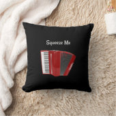 赤アコーディオン、Squeeze Me クッション (ブランケット)
