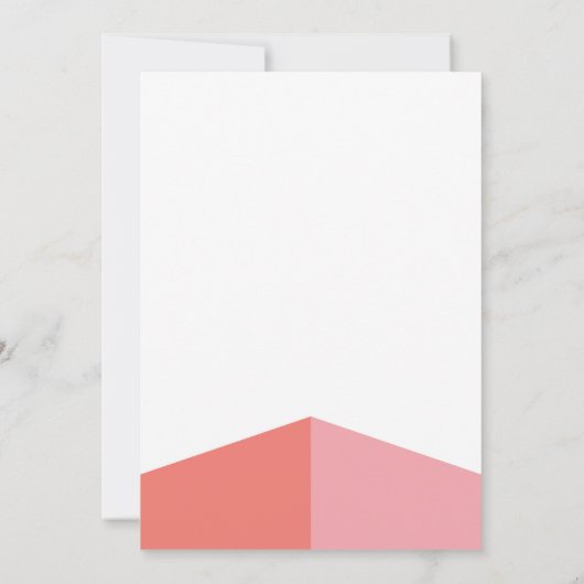 赤アステカちゃん女子生誕発表写真カード 案内状 (裏面)