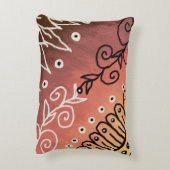 赤アトおもしろいルパターン アクセントクッション (裏面(縦))