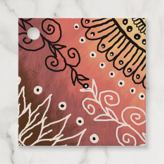 赤アトおもしろいルパターン フェイバータグ (正面)