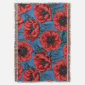 赤アネモネ園 スローブランケット (正面縦)
