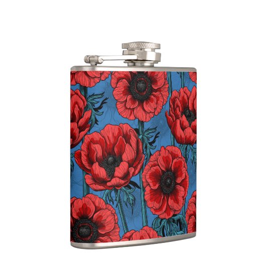 赤アネモネ園 フラスク (右)