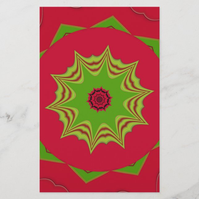 赤アフリカの民族部族パターン (正面)