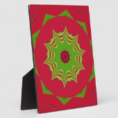 赤アフリカの民族部族パターン フォトプラーク (側面)