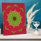 赤アフリカの民族部族パターン フォトプラーク (側面)