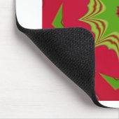 赤アフリカの民族部族パターン マウスパッド (コーナー)