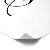 赤アマリリス植物性ベビーシャワーへようこそ ポスター (角)