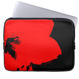 赤アマリリス ラップトップスリーブ