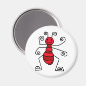 赤アリ マグネット (正面/裏面)