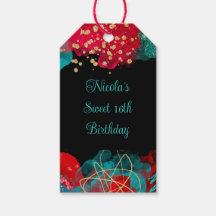 赤アルコールインクスウィート16誕生日パーティー