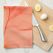 赤アルコールインク キッチンタオル (四つ折り)