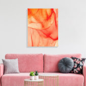 赤アルコールインク キャンバスプリント (インサイチュ (リビング))