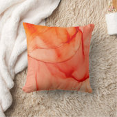 赤アルコールインク クッション (ブランケット)