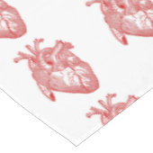 赤アンティーク解剖学的ハート テーブルクロス (アングル)