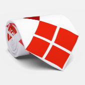 赤アーガイルカスタム ネクタイ (ロール)