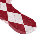 赤アーガイル紅色ピンク小ダイヤモンド形 カッティングボード (角)