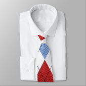 赤アーガイル青ニューカスタムトレンディーモダンメンズ ネクタイ (タイ)