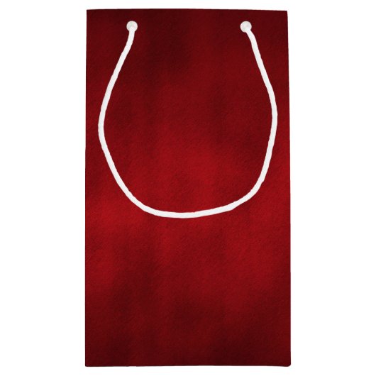 赤アートゴシックグラデーション スモールペーパーバッグ (裏面)