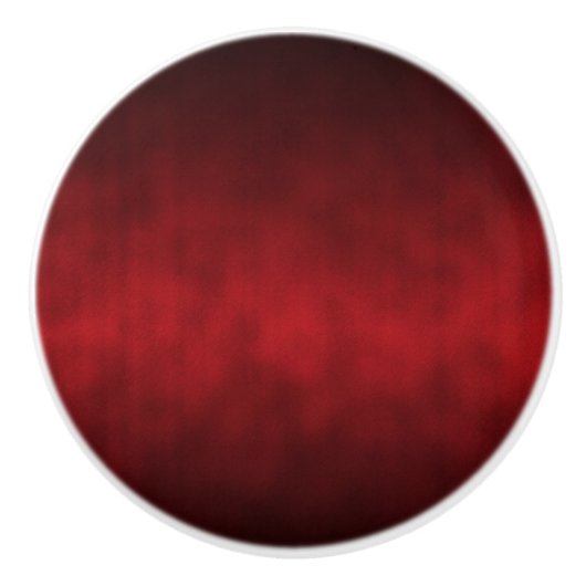 赤アートゴシックグラデーション セラミックノブ (正面)