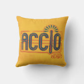 赤アールデコACCIO™スペルグラフィック クッション (裏面)