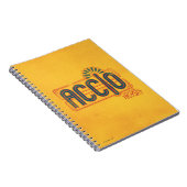 赤アールデコACCIO™スペルグラフィック ノートブック (右側)