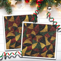 赤イエローグリーン波のフェスティバルグリッター