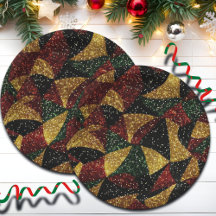 赤イエローグリーン波のフェスティバルグリッター