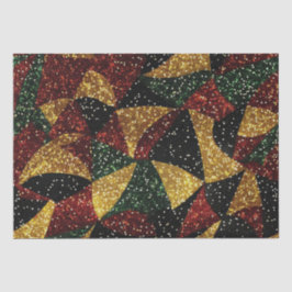 赤イエローグリーン波のフェスティバルグリッター 薄葉紙