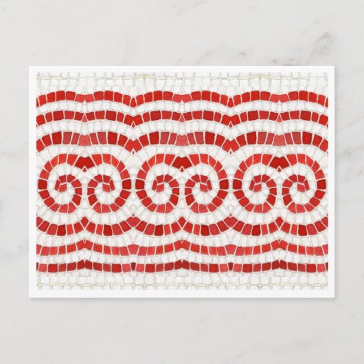 赤イオンのモザイク葉書 シーズンポストカード (正面)