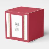 赤イスラーム幾何縁ど結婚の フェイバーボックス (正面サイド)