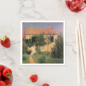 赤イタリアンい屋根のカントリーハウス スタンダードカクテルナプキン (インサイチュ)