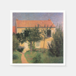 赤イタリアンい屋根のカントリーハウス スタンダードカクテルナプキン