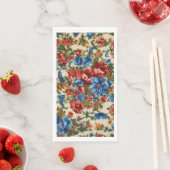 赤イタリアンと青の緑豊かな離れ花 (インサイチュ)
