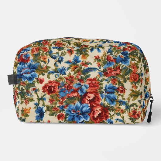 赤イタリアンと青の緑豊かな離れ花 ドップキット (正面)