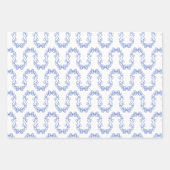 赤イチゴとブルーボウの陳腐な花瓶 ラッピングペーパーシート (正面2)