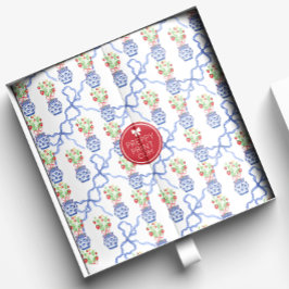 赤イチゴとブルーボウの陳腐な花瓶 薄葉紙