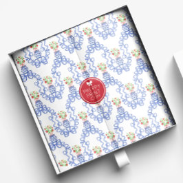 赤イチゴとブルーボウの陳腐な花瓶 薄葉紙