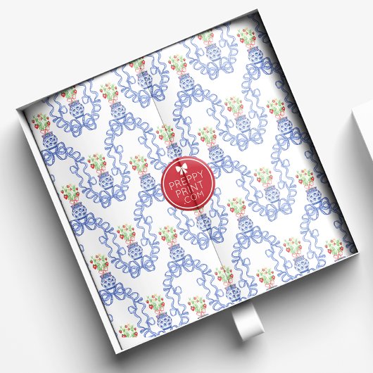 赤イチゴとブルーボウの陳腐な花瓶 薄葉紙