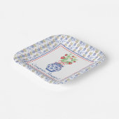 赤イチゴの陳腐な花瓶 ペーパープレート (傾斜あり)