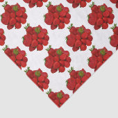 赤イチゴ写真パターン 薄葉紙 (詳細)