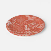 赤イバラ |フェスティバル植物学プレート ペーパープレート (アングル)