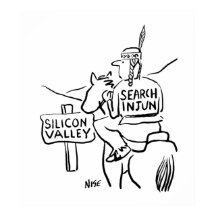 赤インディアンオンウードインシリコンバレー