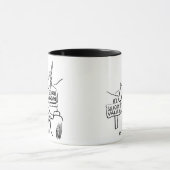 赤インディアンオンウードインシリコンバレー マグカップ (中央)