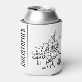 赤インディアンオンウードインシリコンバレー 缶クーラー