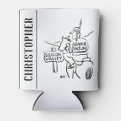 赤インディアンオンウードインシリコンバレー 缶クーラー (正面)