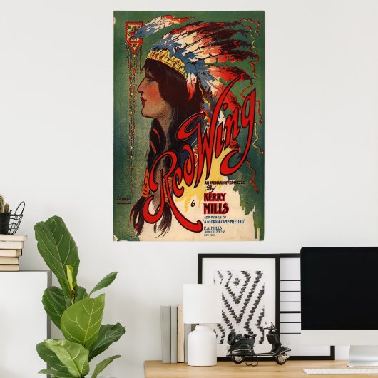 赤ウイング ポスター (ホームオフィス)