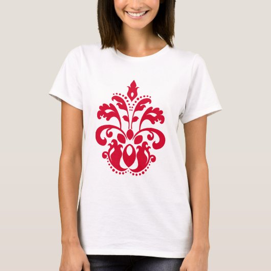 赤エレガンスビクトリアンダマスク Tシャツ (正面)