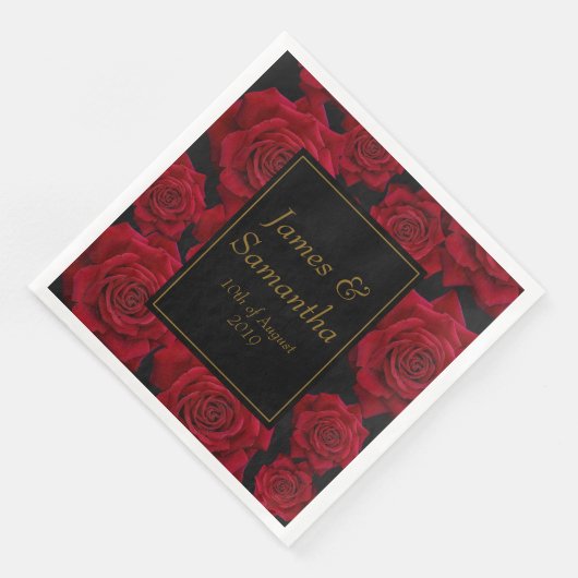 赤エレガントいバラ結婚- (コーナー)